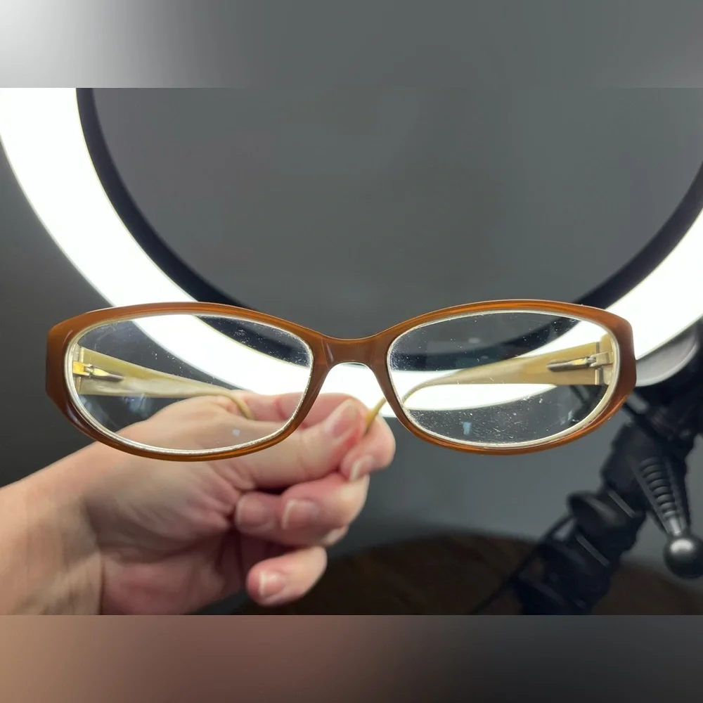 Coach Aurora (535) brown/camel eyeglasses (GUC)